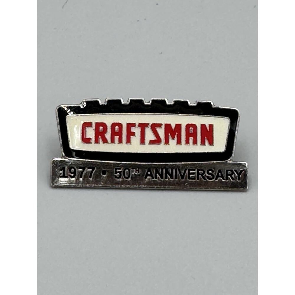 Vintage Craftsman‎ 50th Anniversary Lapel Pin 1977